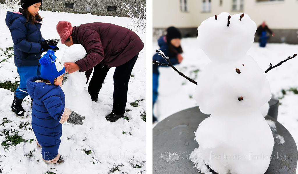 Wir bauen einen Schneemann