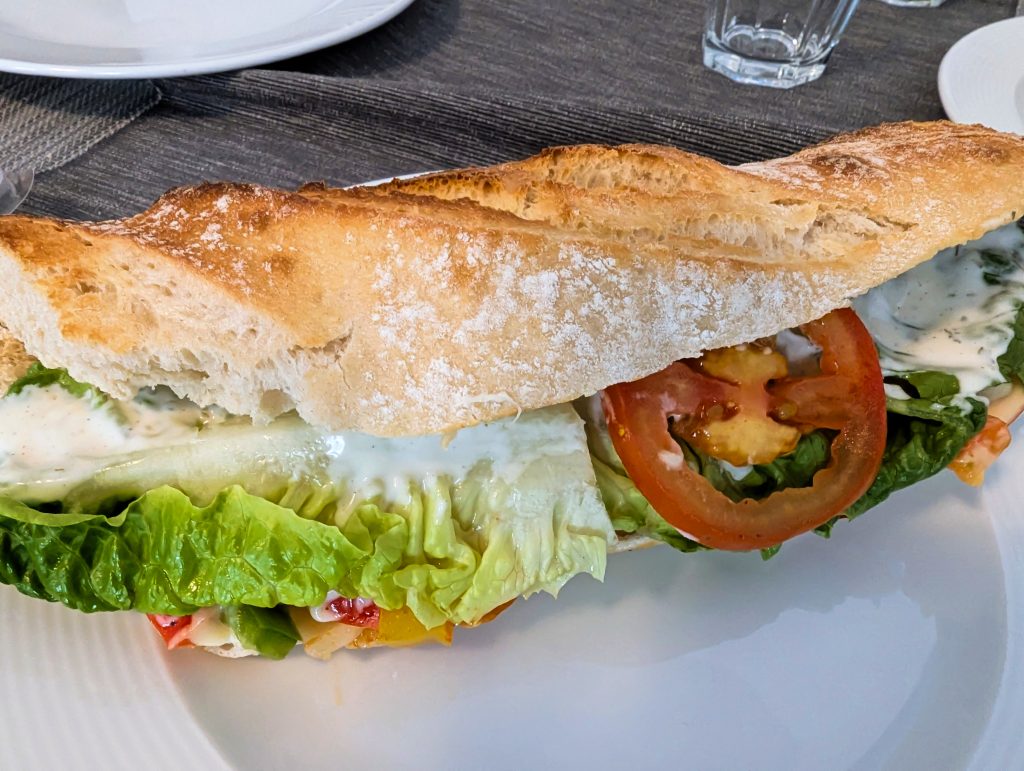 Baguette-zum-Mittag