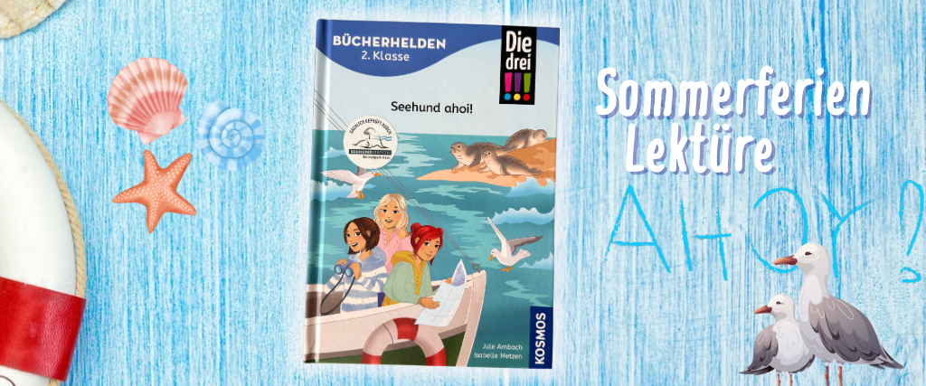Titelbild Rezension Bücherhelden Die drei !!! Seehund in Not