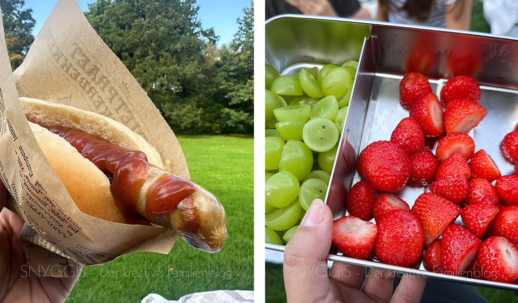 Bratwurst-und-Erdbeeren