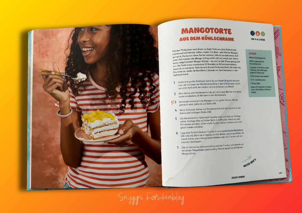 Süßer Hunger - erfrischende Mangotorte - Cookbook for Rebel Girls