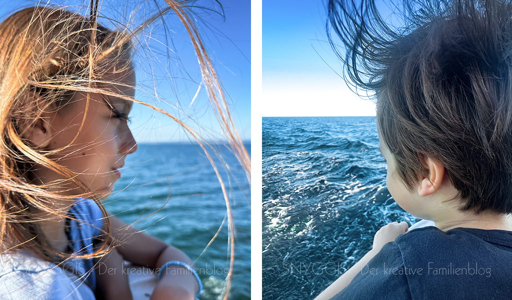 windig auf dem Schiff