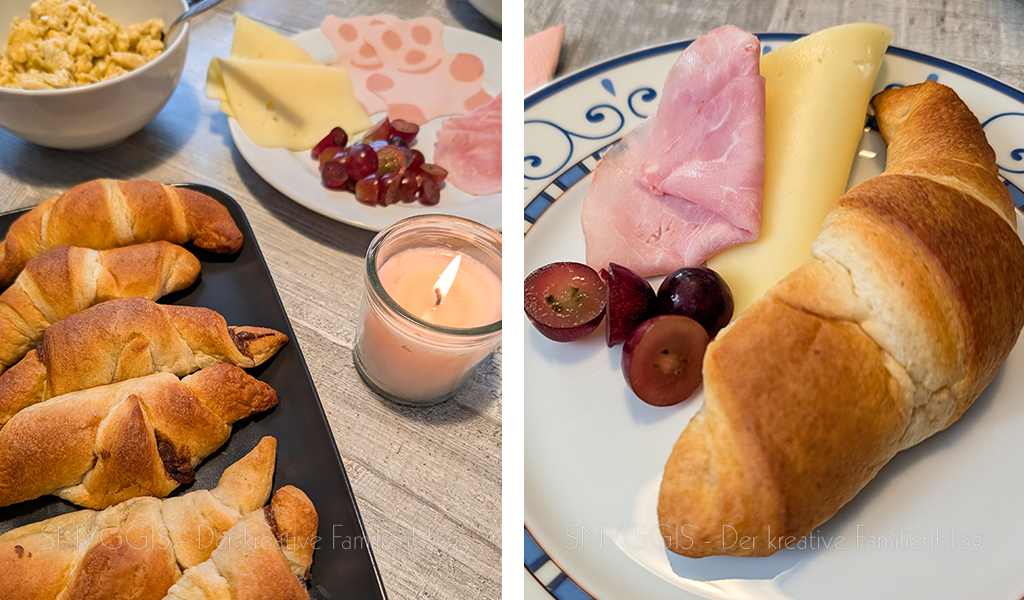 Sonntagsfruehstueck-mit-Ruehrei-und-Schokocroissants