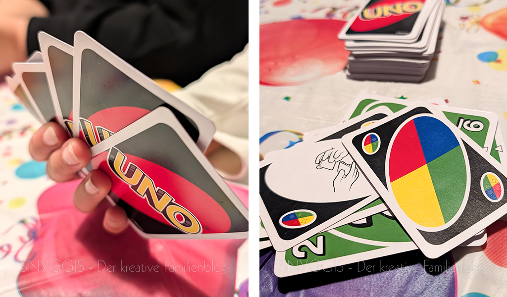 Und natürlich spielen wir UNO