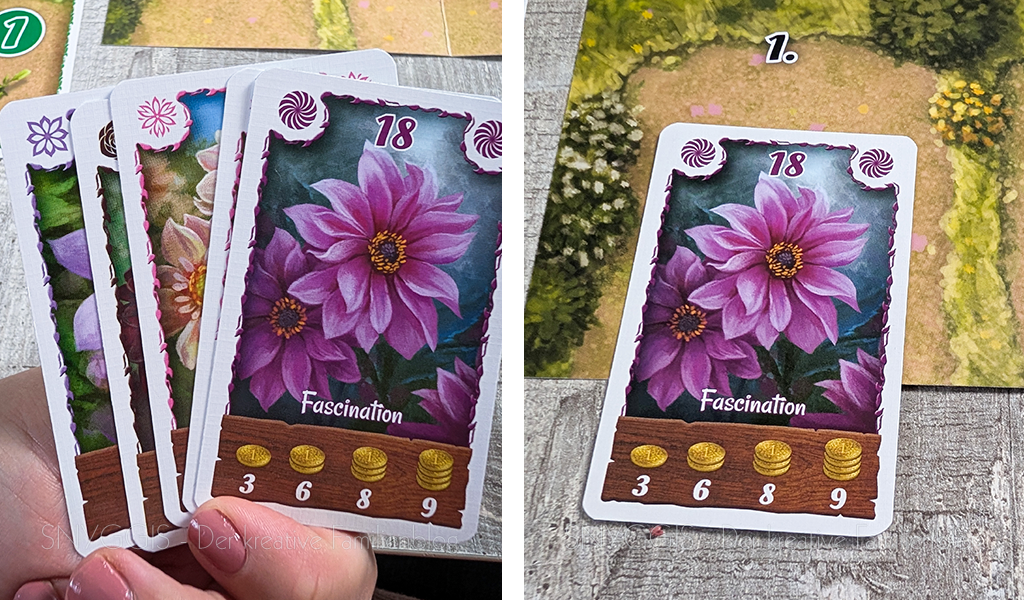 Blume von Hand anpflanzen