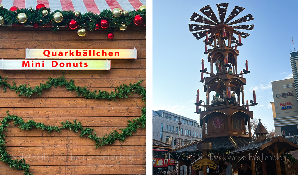 Pyramide auf dem Weihnachtsmarkt