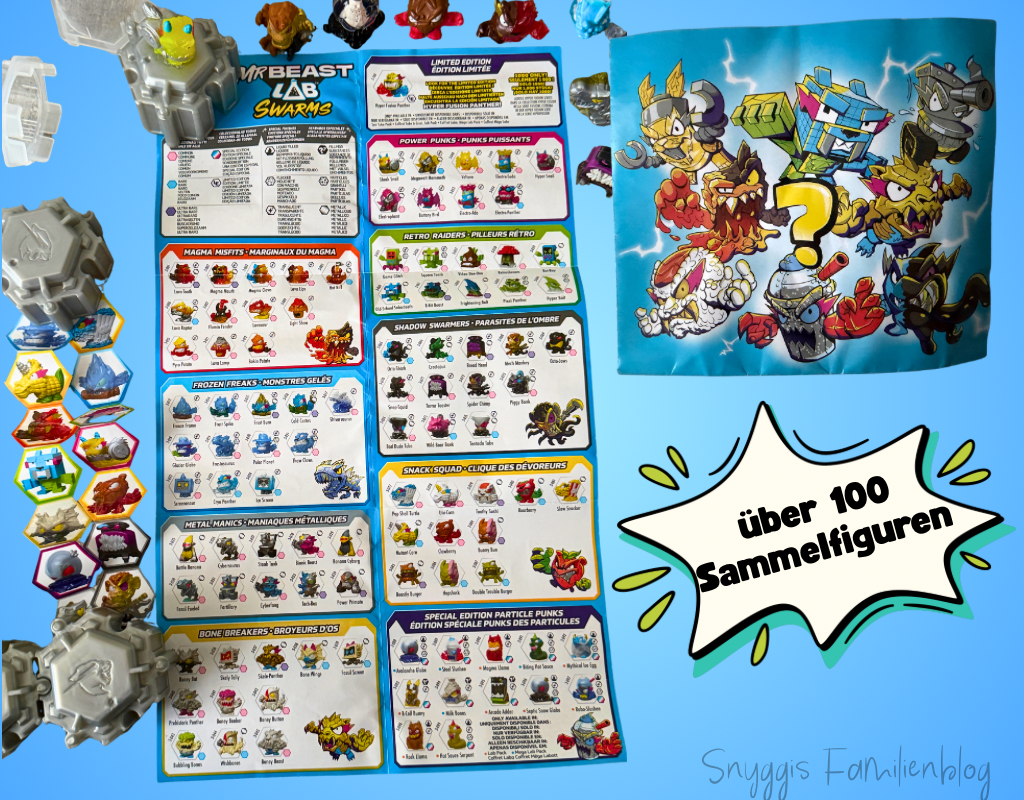 Sammelanleitung: MrBeast LabSwarms Hyper Fusion  - über 100 Sammelfiguren