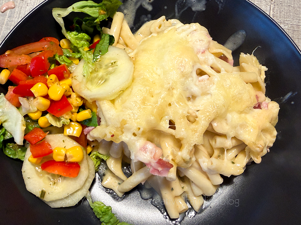 Samstag-Mittag-Nudeln