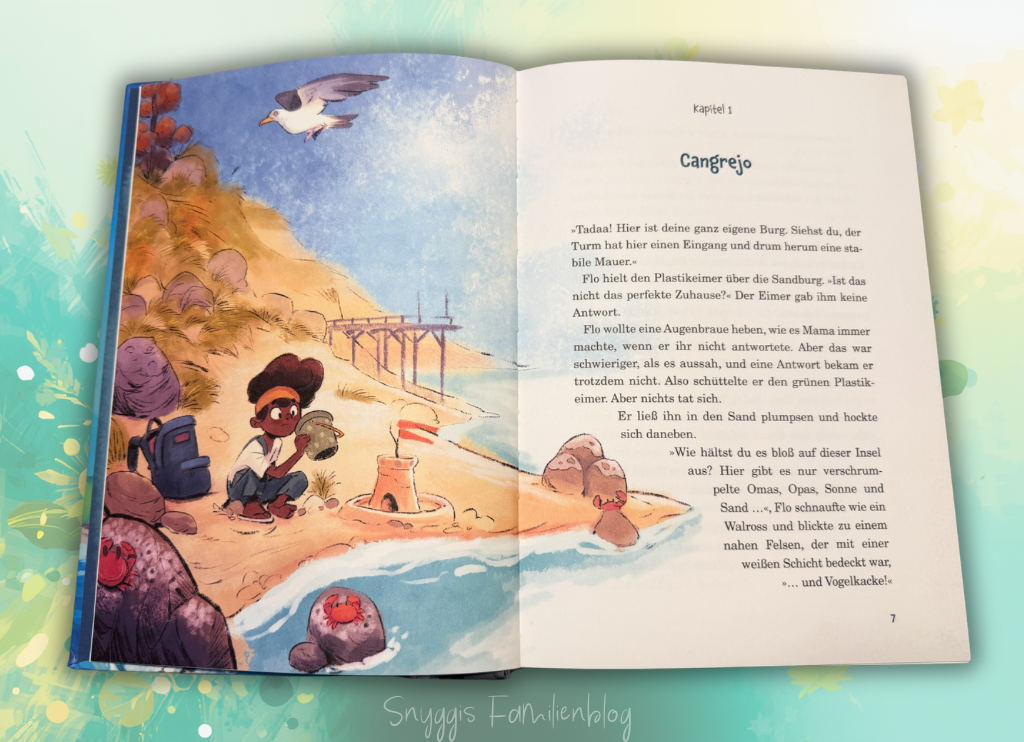 Cangrejo - Das Geheimnis der Sommerinsel. Blick ins Buch Meister des Abenteuers - Rezension