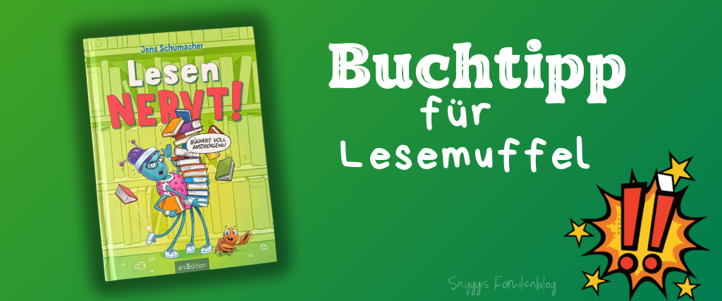Titelbild Lesen nervt - Buchtipp für Lesemuffel