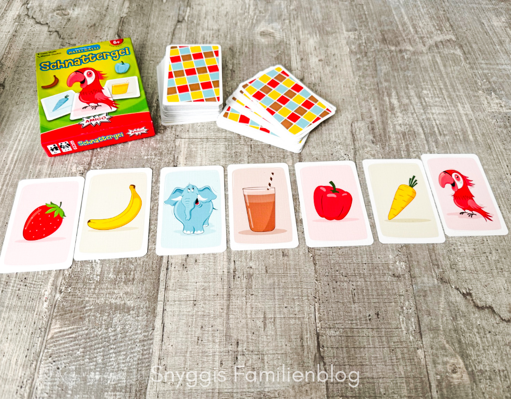 Schnattergei - Begriffe - Karten - Spielevorstellung Snyggis Familienblog