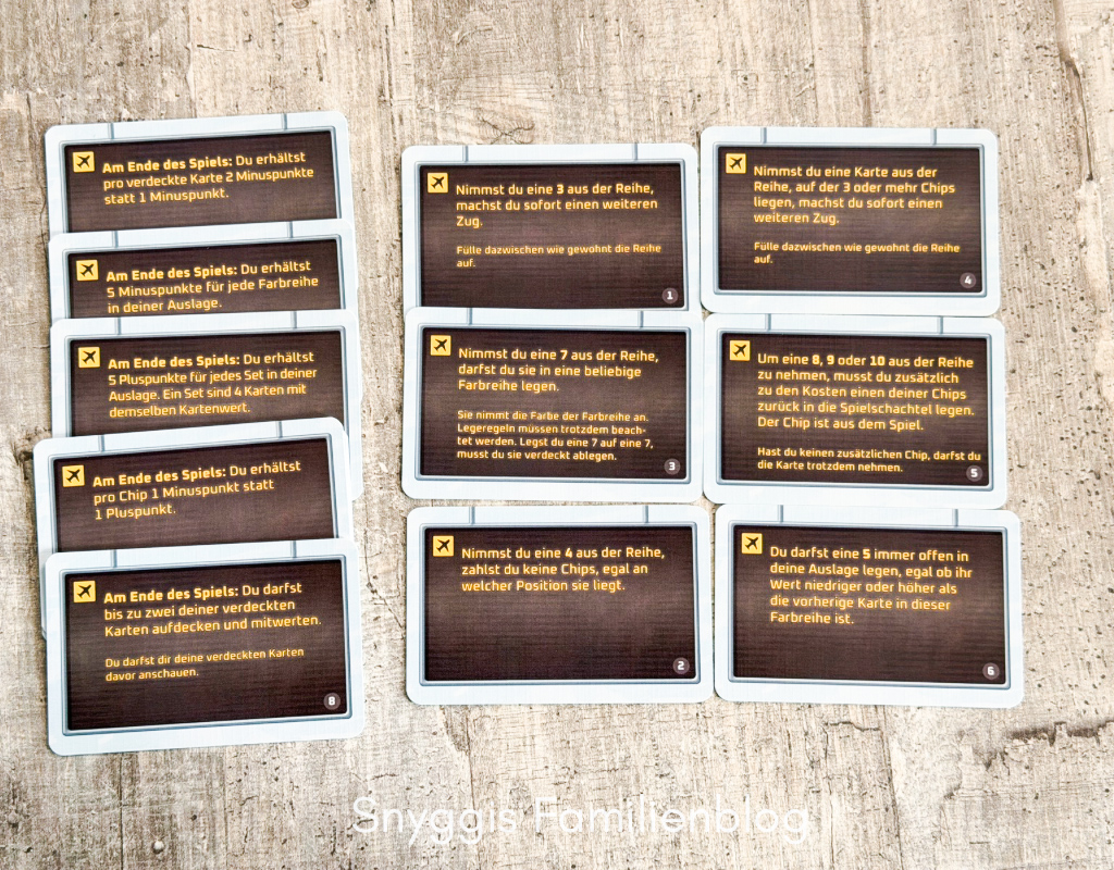 Sonderkarten für mehr Abwechslung - Koffer, Katze & Sombrero