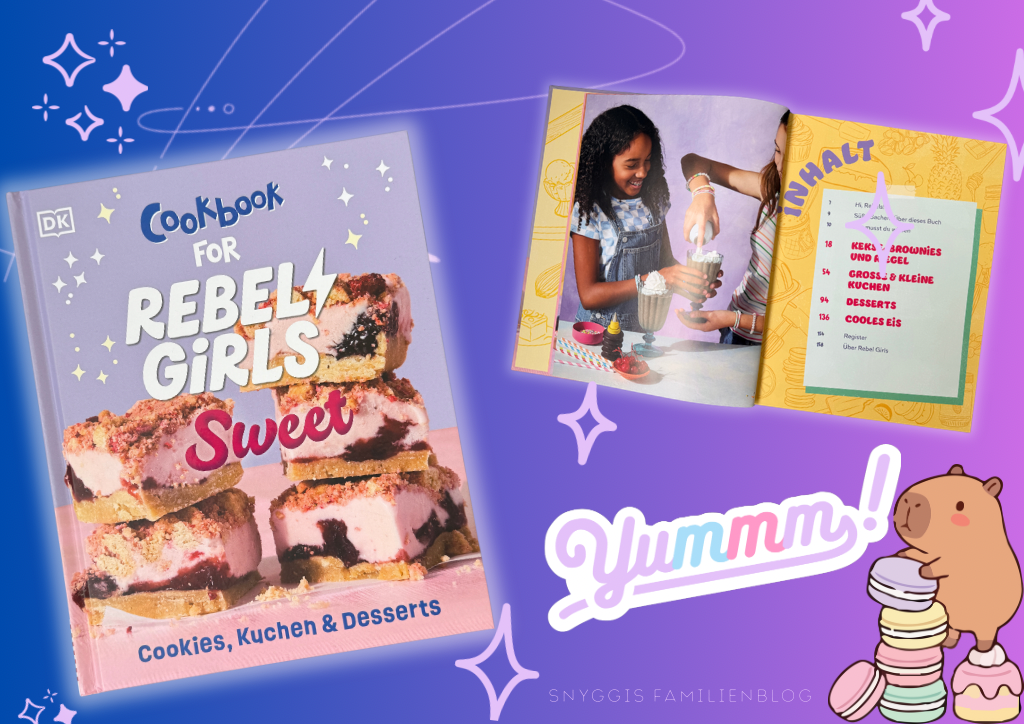 Cookbook for Rebel Girls Sweet - Backbuch. Cookies, Kuchen und Desserts. Buchvorstellung Snyggis Familienblog