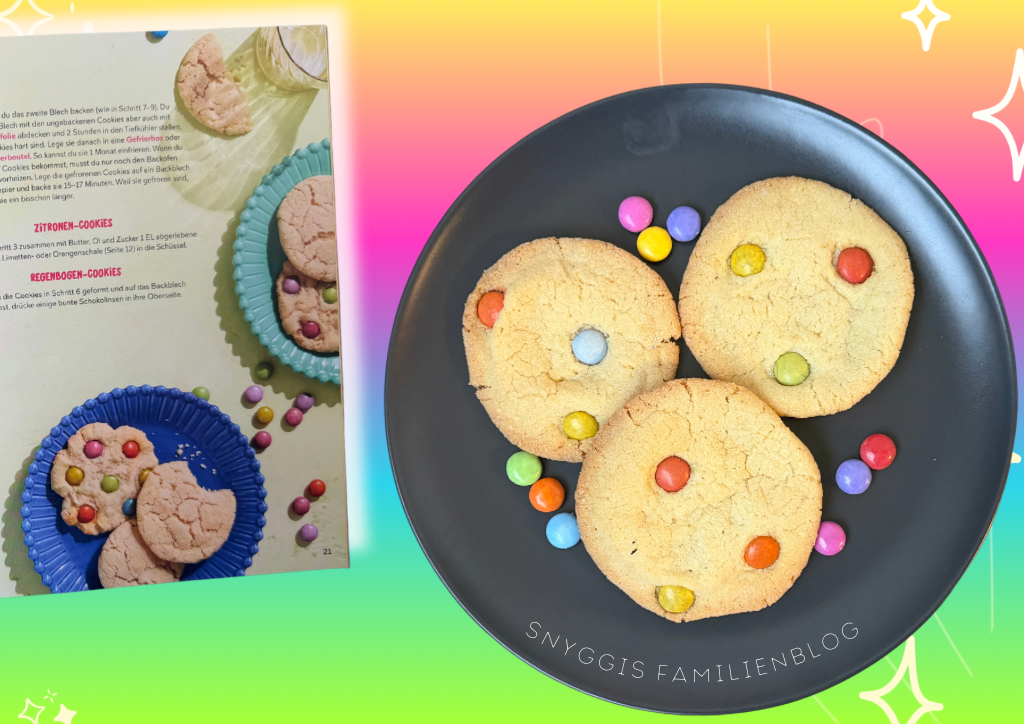 Wir backen die Weltbesten Regenbogen-Cookies - Snyggis Familienblog
