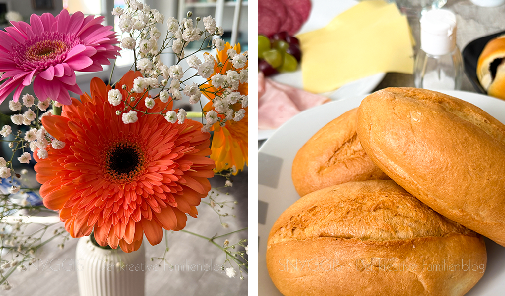 Blumen zum Frühstück