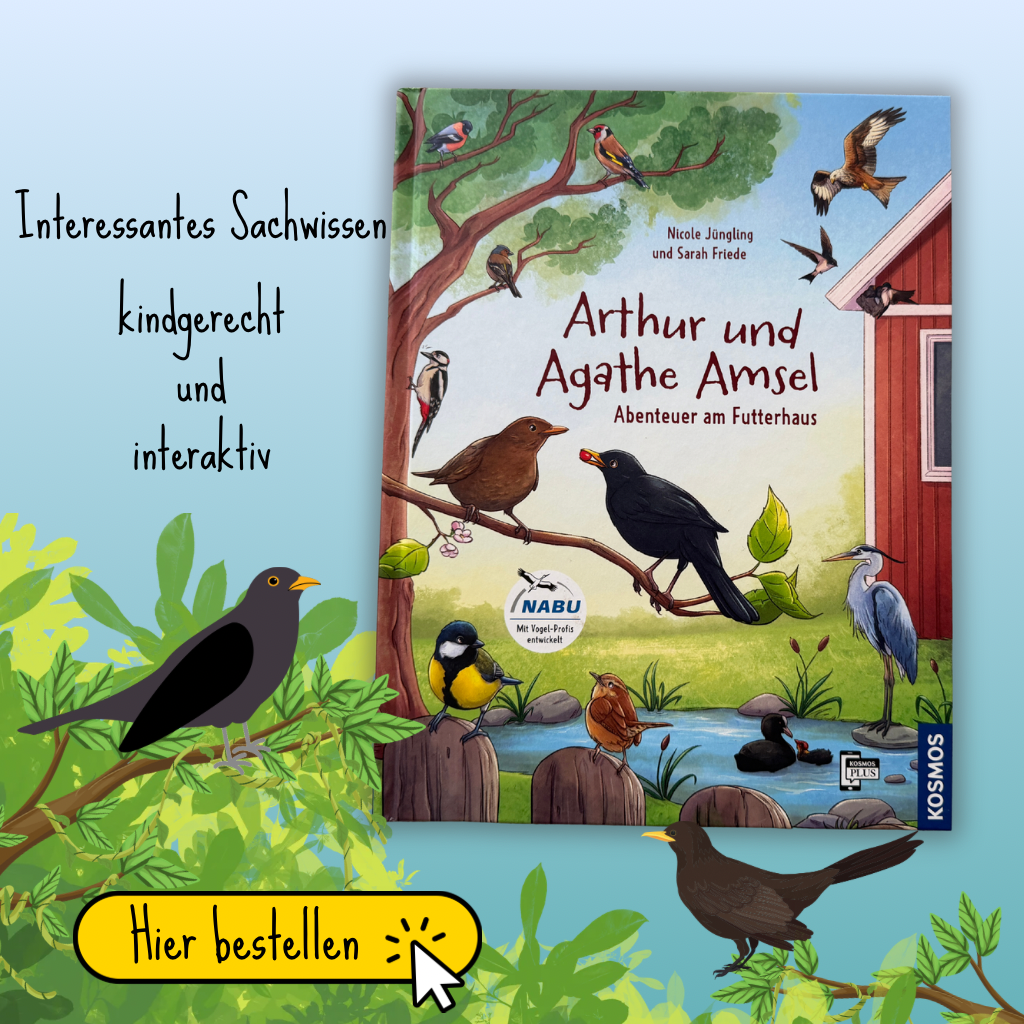 Arthur und Agathe Amsel - Abenteuer am Futterhaus - Kosmos Verlag