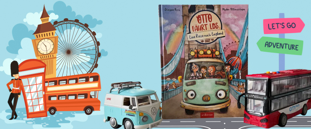 Titelbild Kinderbuchtipp Otto fährt los - Eine Reise nach England
