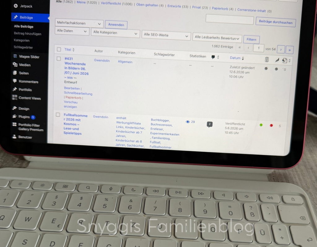 Work in Progress - Tagebuchbloggen