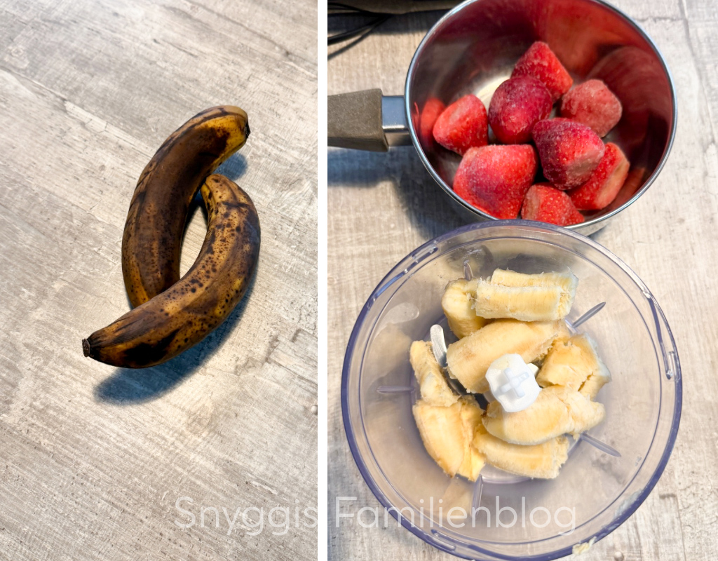 Reife Bananen zu NICECREAM - 12 von 12 im Juni 2026 - #12von12