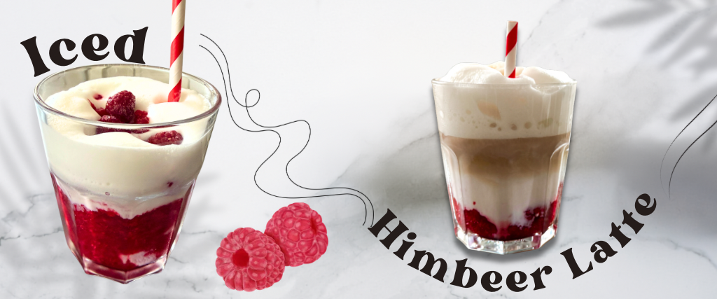 Iced Himbeer Latte