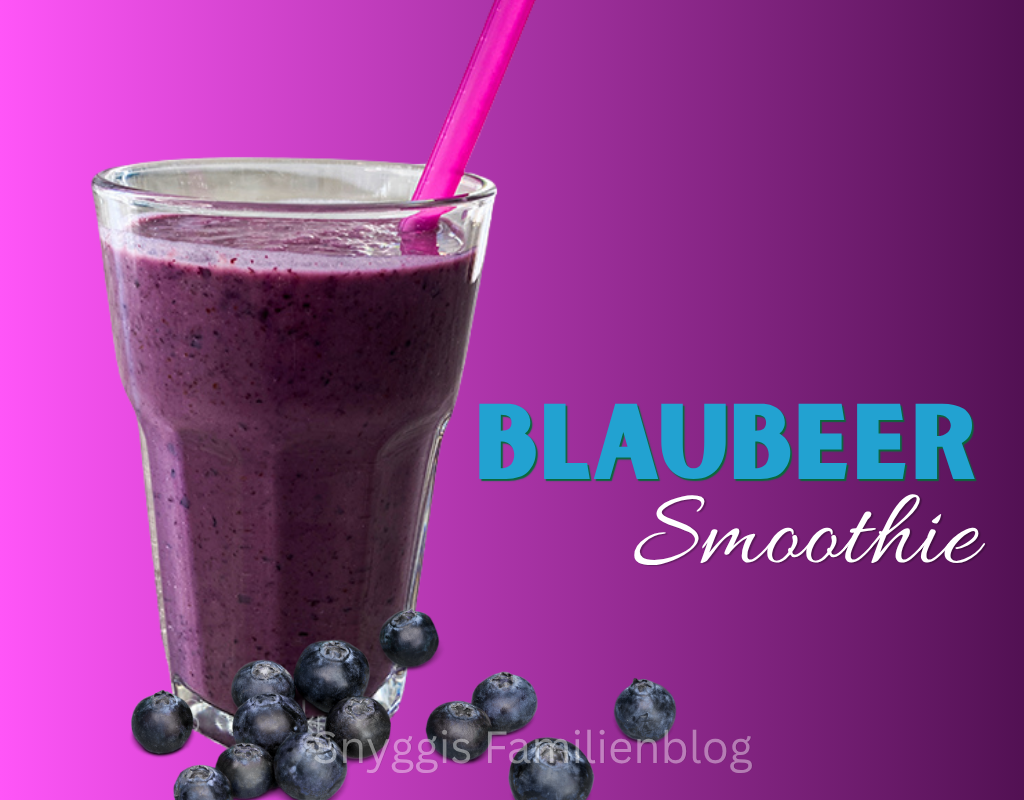 Blaubeer-Smoothie - leckeres Sommergetränk