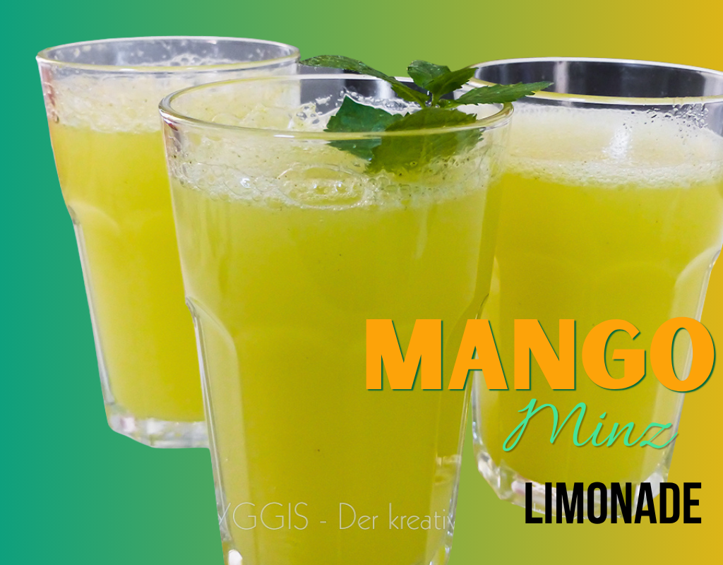 Mango Minz Limonade - Erfrischung bei Hitze - Getränke Rezepte