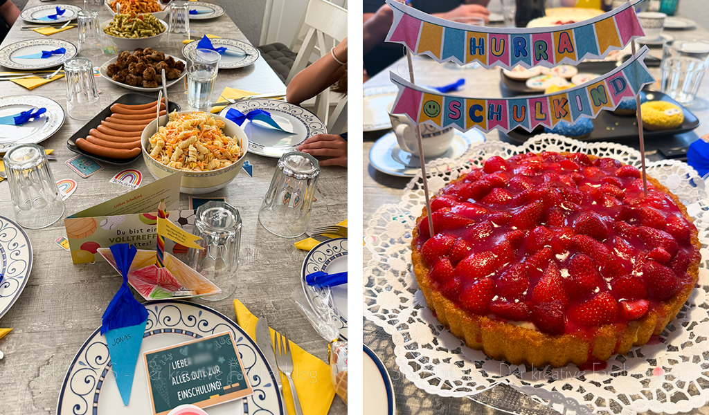 Mittag und Kuchen