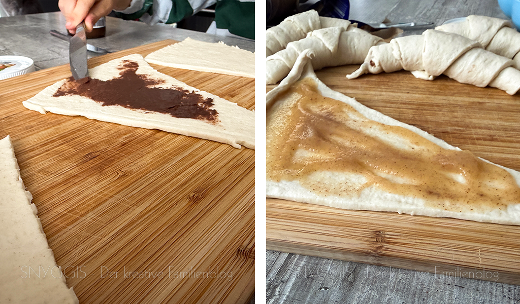 Croissants rollen