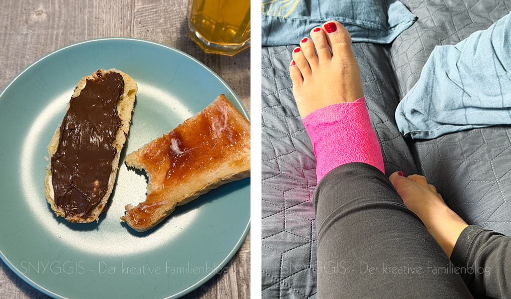 Frühstück und Füße