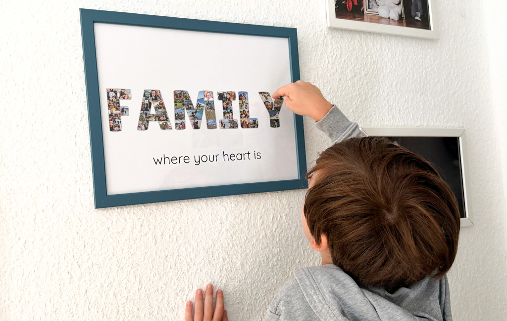 Unsere Familien-Fotocollage von rapidcollage