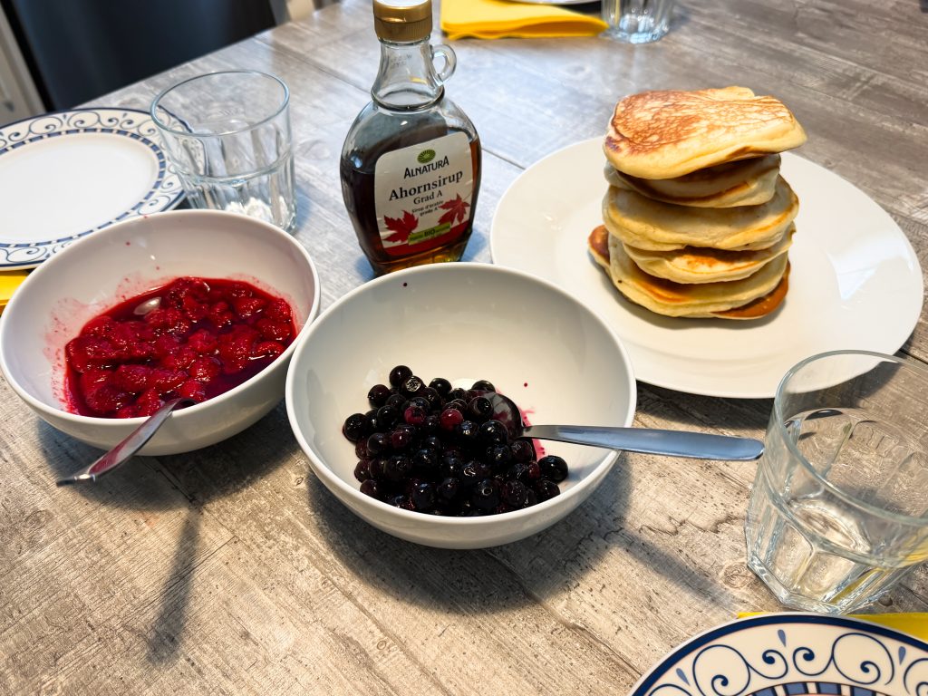 Frühstück mit Übernachtungsgast